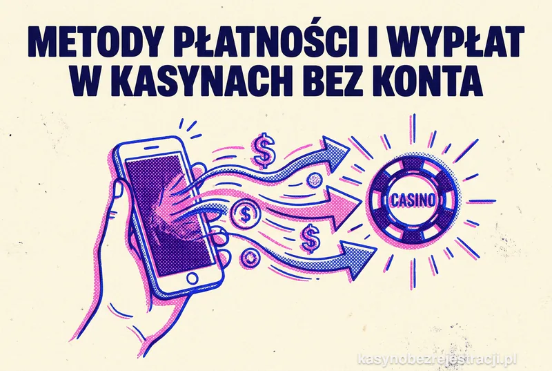 Metody płatności i wypłat w kasynach bez konta
